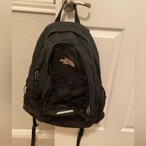 The North Face black backpack